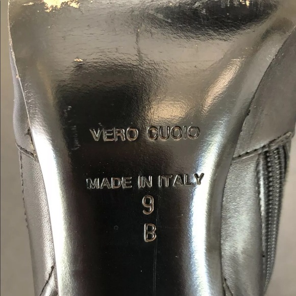 Vero Cuoio black leather tall boots - Picture 7 of 9